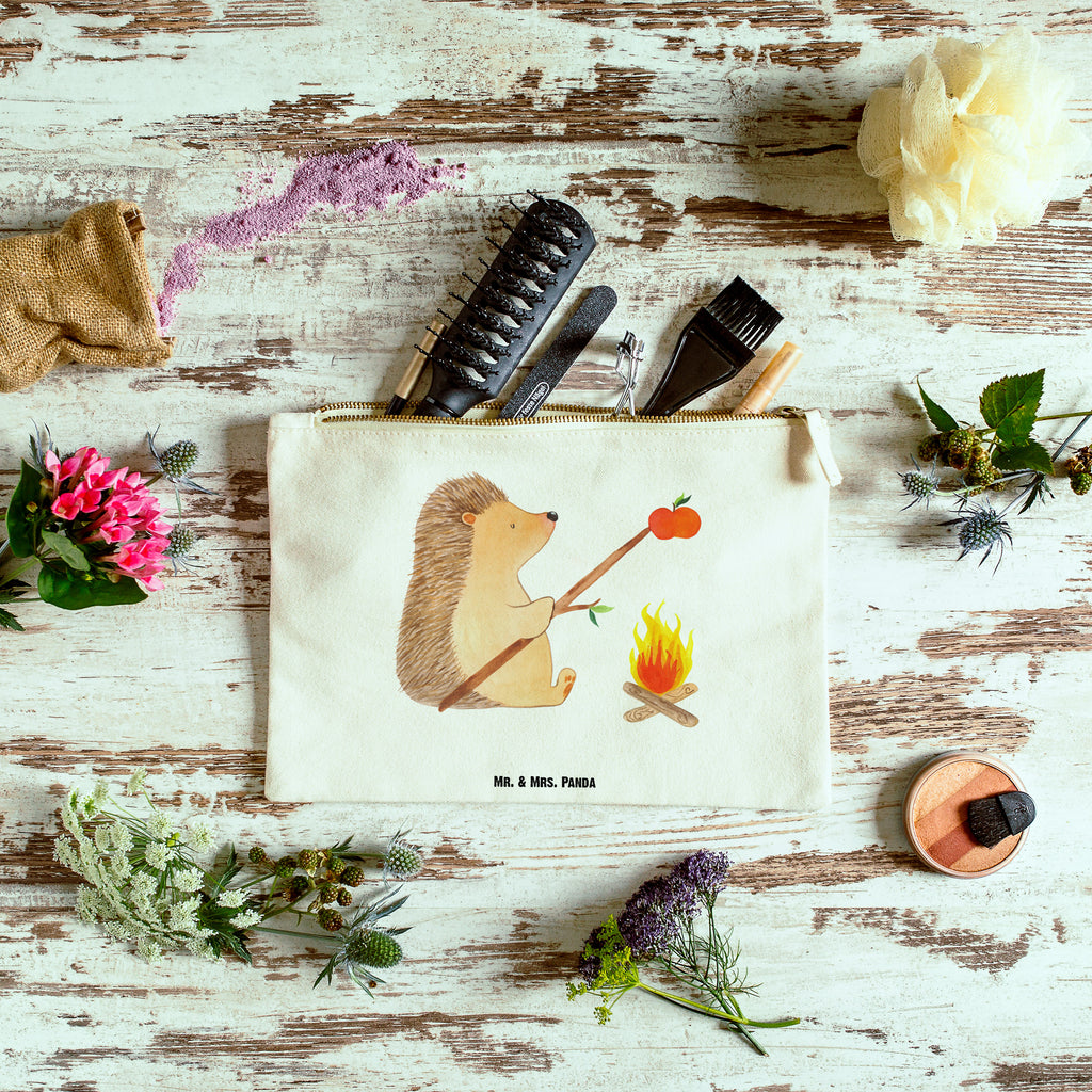 Schminktasche Igel grillt Schminktasche, Kosmetiktasche, Kosmetikbeutel, Stiftemäppchen, Etui, Federmappe, Makeup, XXL, Schminketui, Kosmetiketui, Schlamperetui, Tiermotive, Gute Laune, lustige Sprüche, Tiere, Igel, Grillen, Ziele, Motivation, arbeitslos, Sinn des Lebens, Spruch