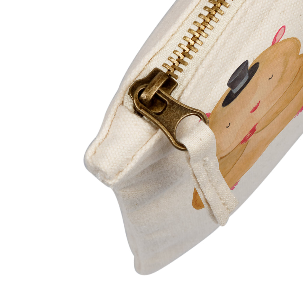 Schminktasche Hamster mit Hut Schminktasche, Kosmetiktasche, Kosmetikbeutel, Stiftemäppchen, Etui, Federmappe, Makeup, XXL, Schminketui, Kosmetiketui, Schlamperetui, Tiermotive, Gute Laune, lustige Sprüche, Tiere, Hamster, Hut, Magier, Zylinder, Zwerghamster, Zauberer, Houdini