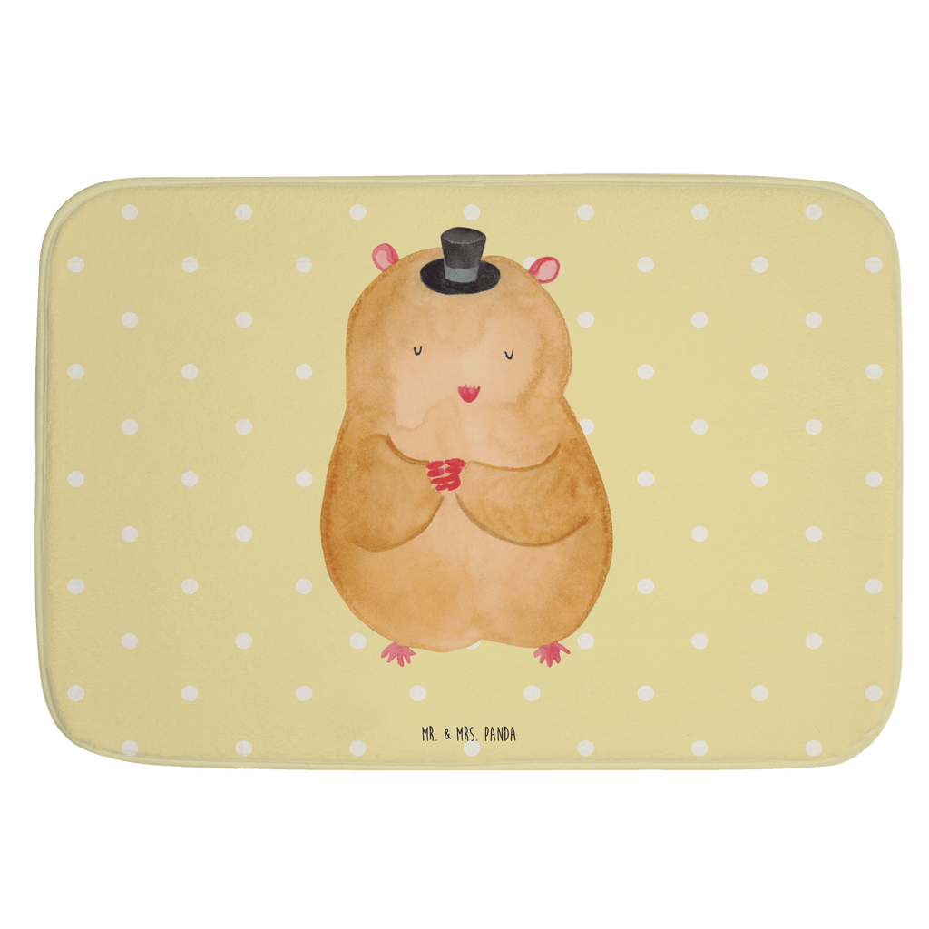Badvorleger Hamster mit Hut Badematte, Badteppich, Duschvorleger, Badezimmerteppich, Badezimmermatte, Badvorleger, Duschmatte, Duschteppich, Tiermotive, Gute Laune, lustige Sprüche, Tiere, Hamster, Hut, Magier, Zylinder, Zwerghamster, Zauberer, Houdini