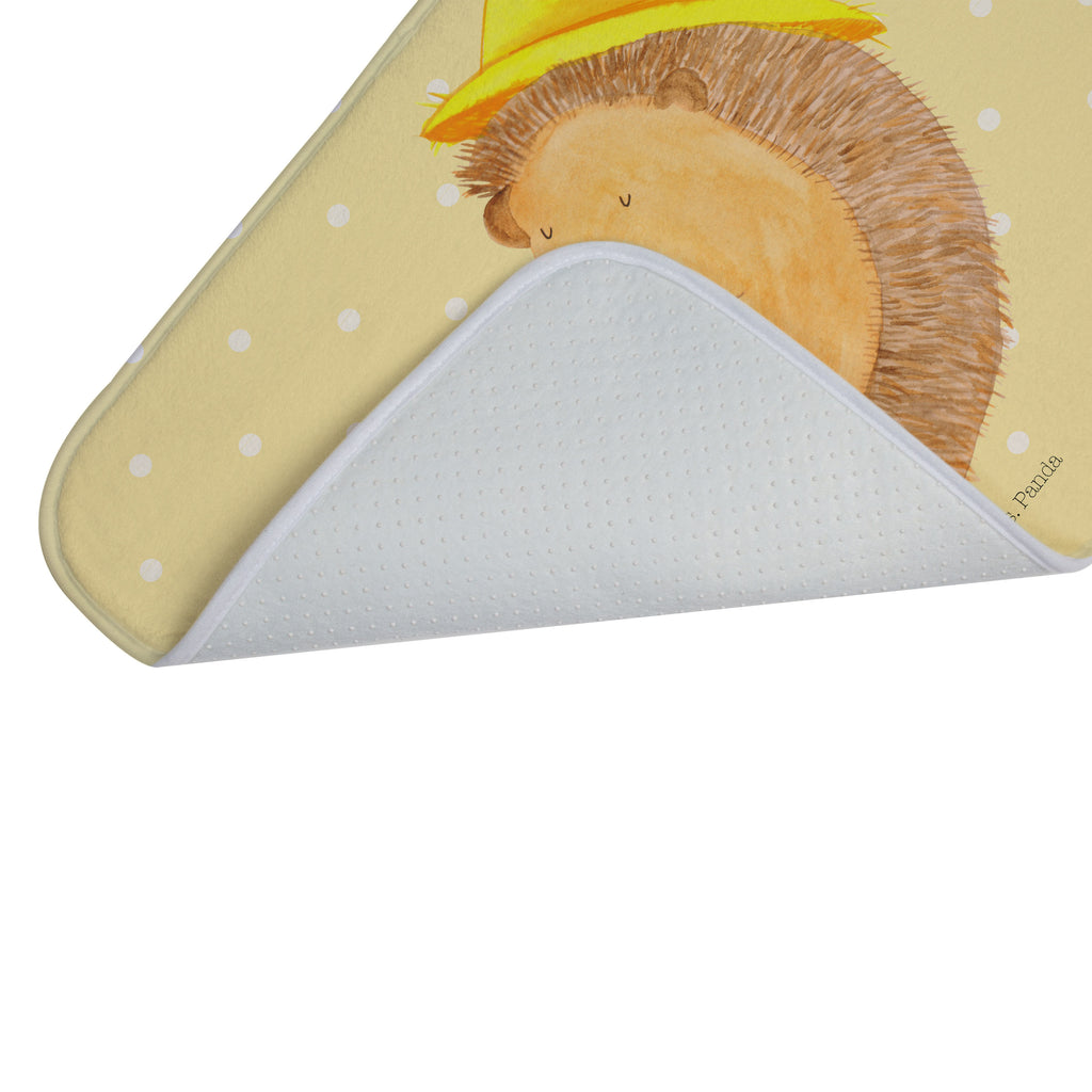 Badvorleger Igel betet Badematte, Badteppich, Duschvorleger, Badezimmerteppich, Badezimmermatte, Badvorleger, Duschmatte, Duschteppich, Tiermotive, Gute Laune, lustige Sprüche, Tiere, Igel, Igel mit Hut, Sonnenhut, Gott, Amen, beten, Leben, Dankbarkeit, Dankbar sein, dankbar, genießen