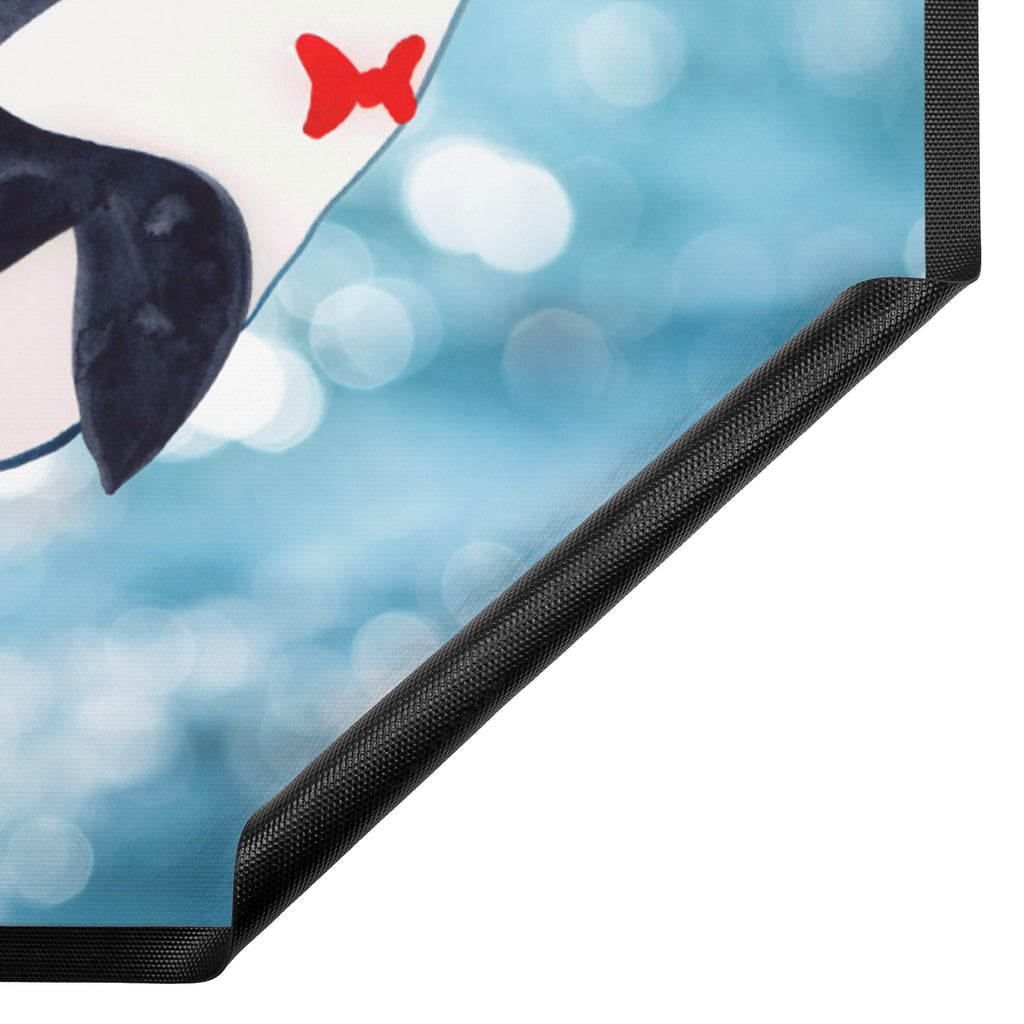 Fußmatte Orca Zylinder Narwal, Glitter, Konfetti, Glitzer, Geburtstag, Feier, Fete, Fest, Glückwunsch, Orca Türvorleger, Schmutzmatte, Fußabtreter, Matte, Schmutzfänger, Fußabstreifer, Schmutzfangmatte, Türmatte, Motivfußmatte,  Haustürmatte, Vorleger  Meerestiere, Meer, Urlaub