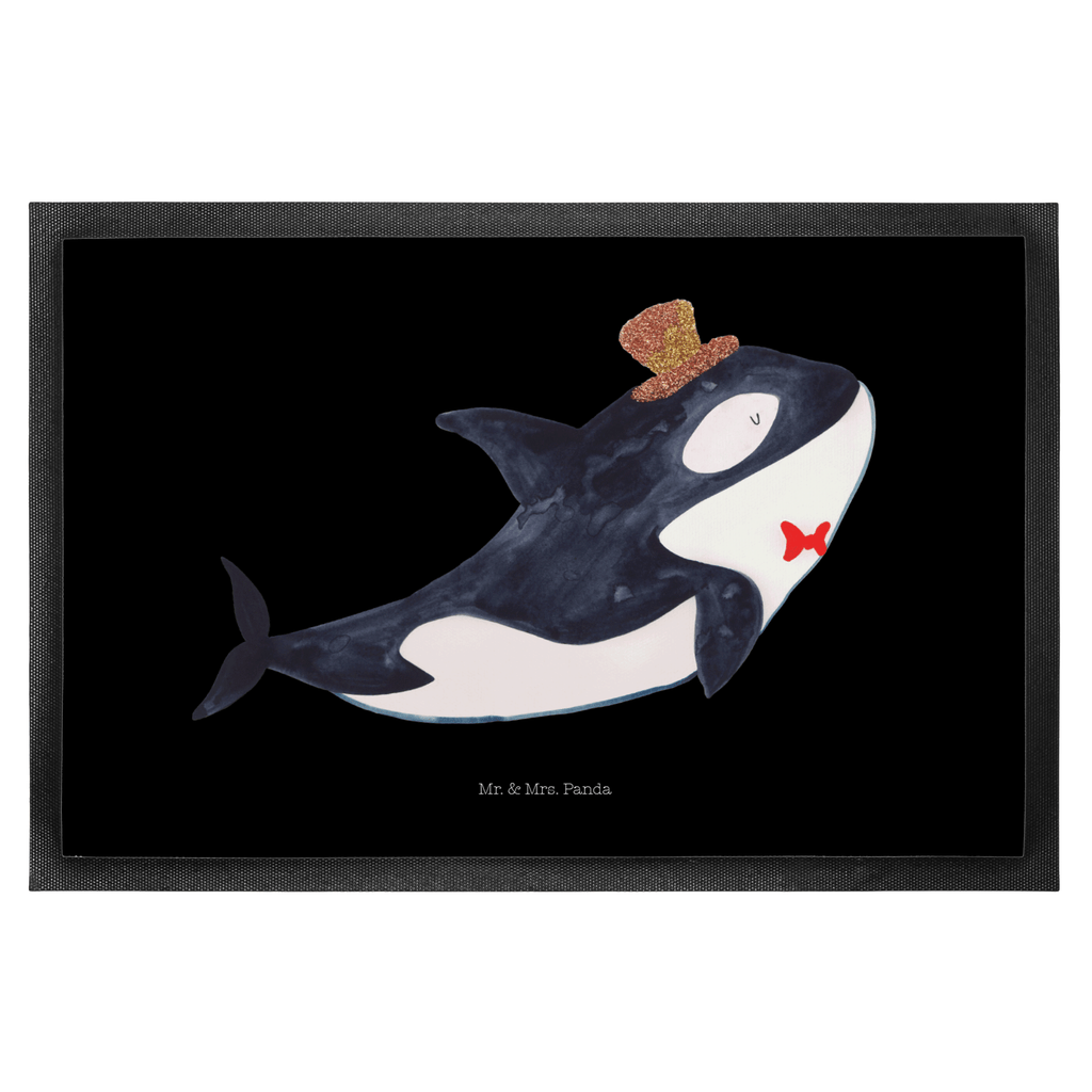 Fußmatte Orca Zylinder Narwal, Glitter, Konfetti, Glitzer, Geburtstag, Feier, Fete, Fest, Glückwunsch, Orca Türvorleger, Schmutzmatte, Fußabtreter, Matte, Schmutzfänger, Fußabstreifer, Schmutzfangmatte, Türmatte, Motivfußmatte,  Haustürmatte, Vorleger  Meerestiere, Meer, Urlaub