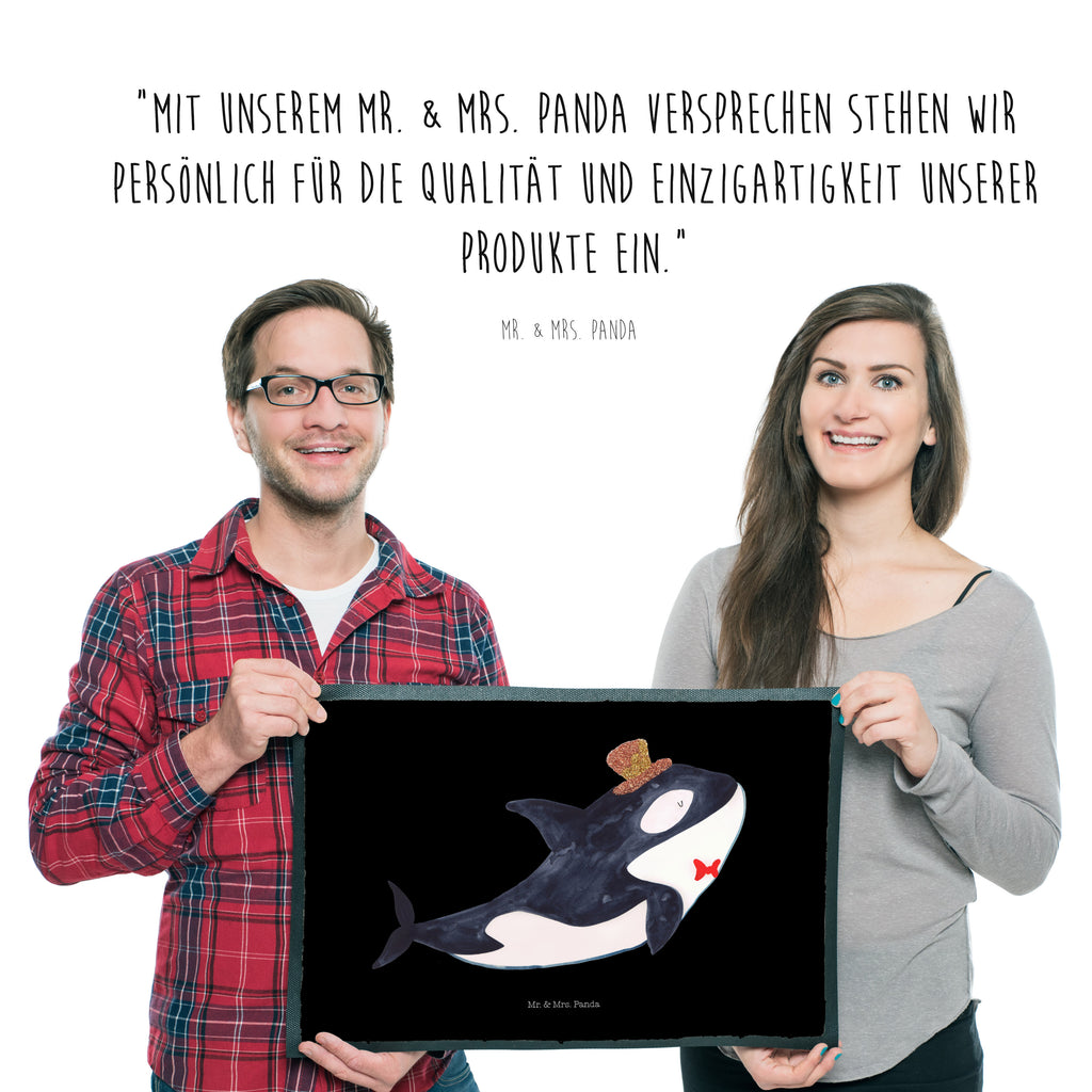 Fußmatte Orca Zylinder Narwal, Glitter, Konfetti, Glitzer, Geburtstag, Feier, Fete, Fest, Glückwunsch, Orca Türvorleger, Schmutzmatte, Fußabtreter, Matte, Schmutzfänger, Fußabstreifer, Schmutzfangmatte, Türmatte, Motivfußmatte,  Haustürmatte, Vorleger  Meerestiere, Meer, Urlaub