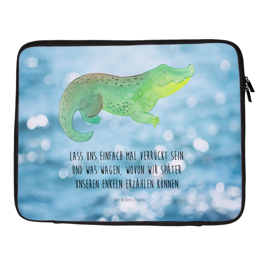 20 x 28 Notebook Tasche  Krokodil Notebook Tasche, Laptop, Computertasche, Tasche, Meerestiere, Meer, Urlaub, Krokodil, Krokodile, verrückt sein, spontan sein, Abenteuerlust, Reiselust, Freundin, beste Freundin, Lieblingsmensch