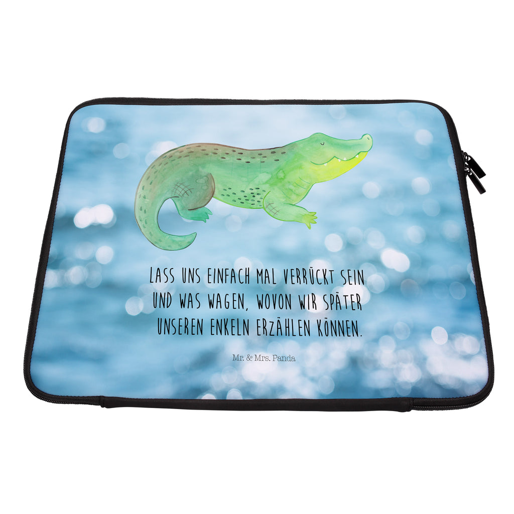 20 x 28 Notebook Tasche  Krokodil Notebook Tasche, Laptop, Computertasche, Tasche, Meerestiere, Meer, Urlaub, Krokodil, Krokodile, verrückt sein, spontan sein, Abenteuerlust, Reiselust, Freundin, beste Freundin, Lieblingsmensch
