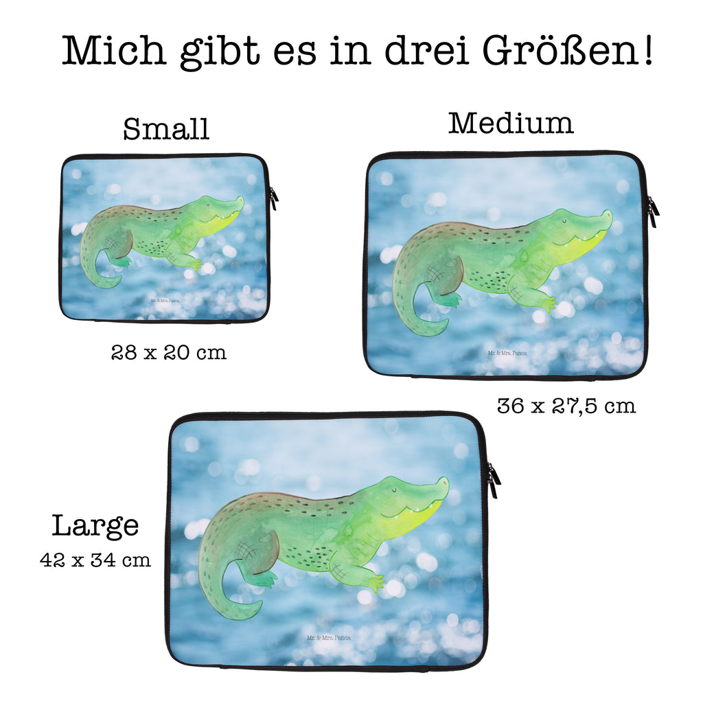 20 x 28 Notebook Tasche  Krokodil Notebook Tasche, Laptop, Computertasche, Tasche, Meerestiere, Meer, Urlaub, Krokodil, Krokodile, verrückt sein, spontan sein, Abenteuerlust, Reiselust, Freundin, beste Freundin, Lieblingsmensch