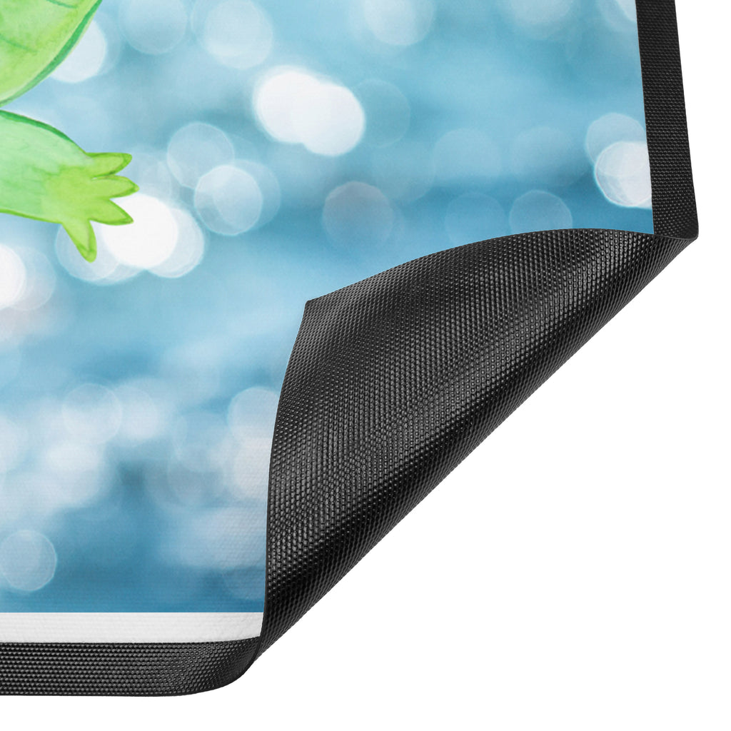 Fußmatte Krokodil Krokodil, Krokodile, verrückt sein, spontan sein, Abenteuerlust, Reiselust, Freundin, beste Freundin, Lieblingsmensch Türvorleger, Schmutzmatte, Fußabtreter, Matte, Schmutzfänger, Fußabstreifer, Schmutzfangmatte, Türmatte, Motivfußmatte,  Haustürmatte, Vorleger  Meerestiere, Meer, Urlaub