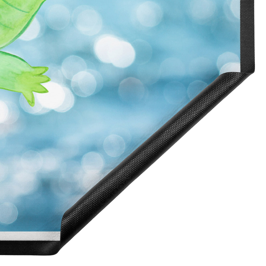 Fußmatte Krokodil Krokodil, Krokodile, verrückt sein, spontan sein, Abenteuerlust, Reiselust, Freundin, beste Freundin, Lieblingsmensch Türvorleger, Schmutzmatte, Fußabtreter, Matte, Schmutzfänger, Fußabstreifer, Schmutzfangmatte, Türmatte, Motivfußmatte,  Haustürmatte, Vorleger  Meerestiere, Meer, Urlaub