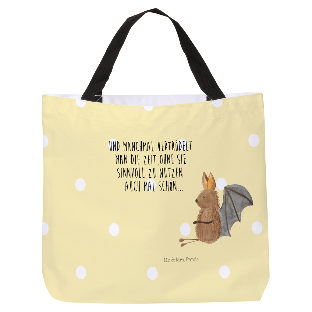Shopper Fledermaus sitzend Beutel, Einkaufstasche, Tasche, Strandtasche, Einkaufsbeutel, Shopper, Schultasche, Freizeittasche, Tragebeutel, Schulbeutel, Alltagstasche, Tiermotive, Gute Laune, lustige Sprüche, Tiere, Fledermaus, Fledermäuse, Motivation, entspannen