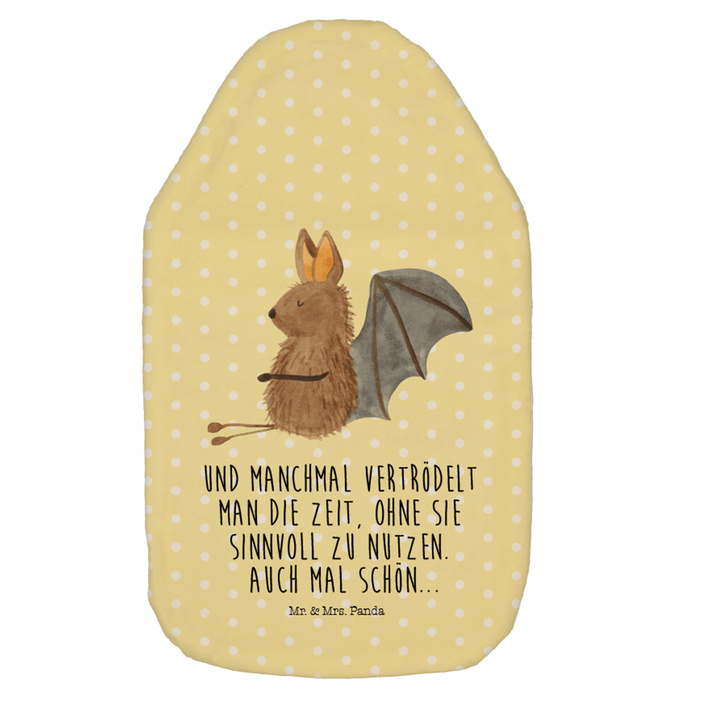 Wärmflasche Fledermaus sitzend Wärmekissen, Kinderwärmflasche, Körnerkissen, Wärmflaschenbezug, Wärmflasche mit Bezug, Tiermotive, Gute Laune, lustige Sprüche, Tiere, Fledermaus, Fledermäuse, Motivation, entspannen