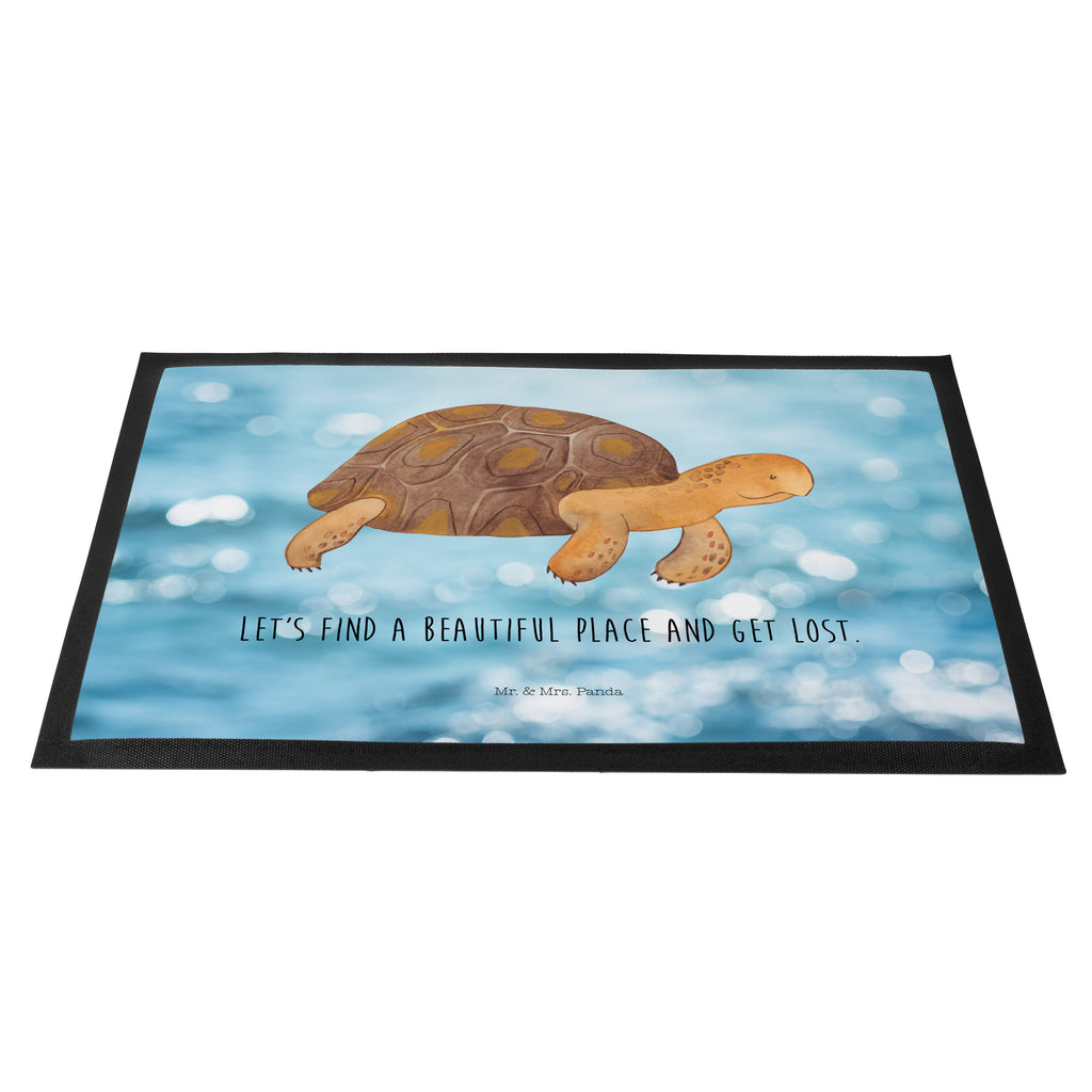 Fußmatte Schildkröte marschiert Schildkröte, Schildkröten, get lost, Abenteuer, Reiselust, Inspiration, Neustart, Motivation, Lieblingsmensch	 Türvorleger, Schmutzmatte, Fußabtreter, Matte, Schmutzfänger, Fußabstreifer, Schmutzfangmatte, Türmatte, Motivfußmatte,  Haustürmatte, Vorleger  Meerestiere, Meer, Urlaub