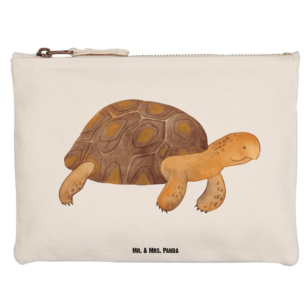 Schminktasche Schildkröte marschiert Schminktasche, Kosmetiktasche, Kosmetikbeutel, Stiftemäppchen, Etui, Federmappe, Makeup, XXL, Schminketui, Kosmetiketui, Schlamperetui, Meerestiere, Meer, Urlaub, Schildkröte, Schildkröten, get lost, Abenteuer, Reiselust, Inspiration, Neustart, Motivation, Lieblingsmensch