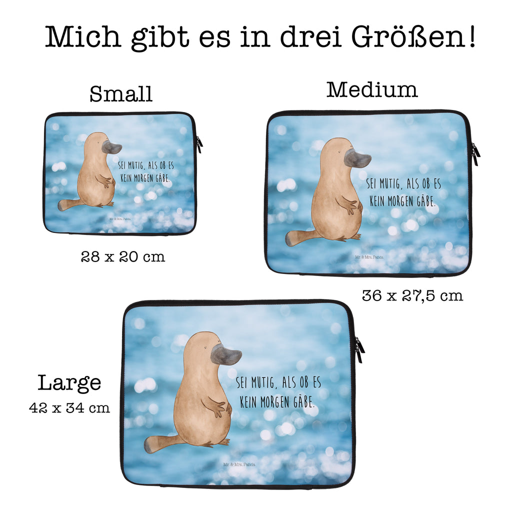 33 x 42 Notebook Tasche Schnabeltier mutig Notebook Tasche, Laptop, Computertasche, Tasche, Schutzhülle, Meerestiere, Meer, Urlaub, Schnabeltier, Mut, mutig, Lebensweisheit, Schnabeltiere, Motivation, Training, Büro, Arbeit, Neuanfang, Neustart, Weltreise, Raodtrip