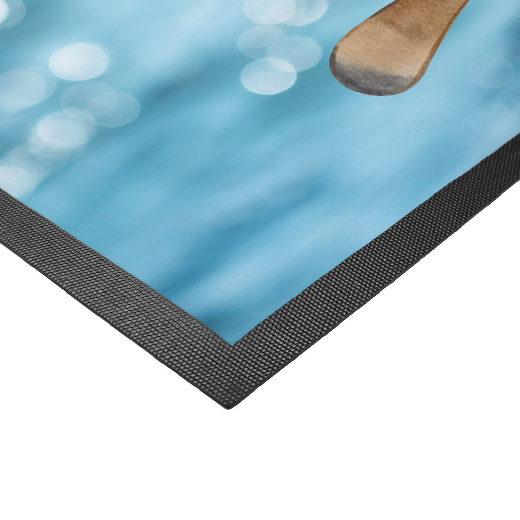 Fußmatte Schnabeltier mutig Schnabeltier, Mut, mutig, Lebensweisheit, Schnabeltiere, Motivation, Training, Büro, Arbeit, Neuanfang, Neustart, Weltreise, Raodtrip	 Türvorleger, Schmutzmatte, Fußabtreter, Matte, Schmutzfänger, Fußabstreifer, Schmutzfangmatte, Türmatte, Motivfußmatte,  Haustürmatte, Vorleger  Meerestiere, Meer, Urlaub