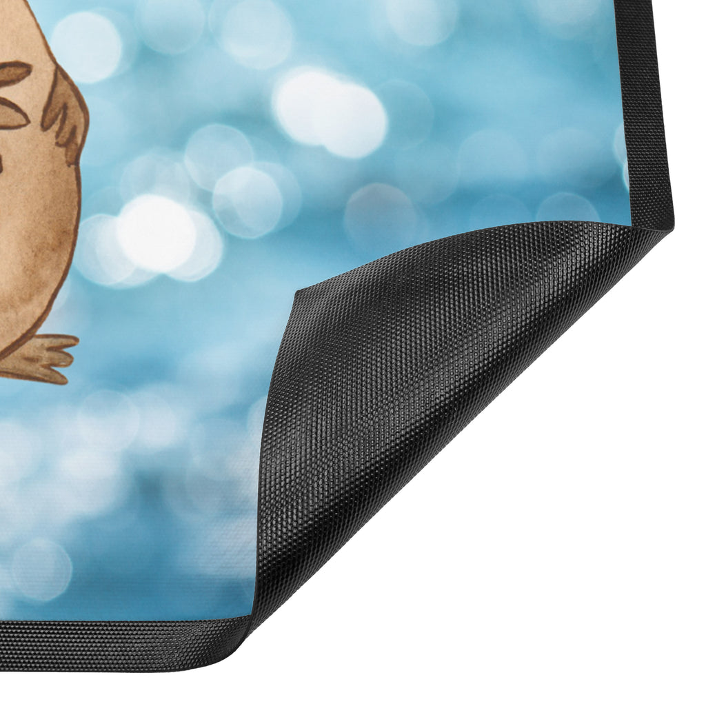 Fußmatte Schnabeltier mutig Schnabeltier, Mut, mutig, Lebensweisheit, Schnabeltiere, Motivation, Training, Büro, Arbeit, Neuanfang, Neustart, Weltreise, Raodtrip	 Türvorleger, Schmutzmatte, Fußabtreter, Matte, Schmutzfänger, Fußabstreifer, Schmutzfangmatte, Türmatte, Motivfußmatte,  Haustürmatte, Vorleger  Meerestiere, Meer, Urlaub