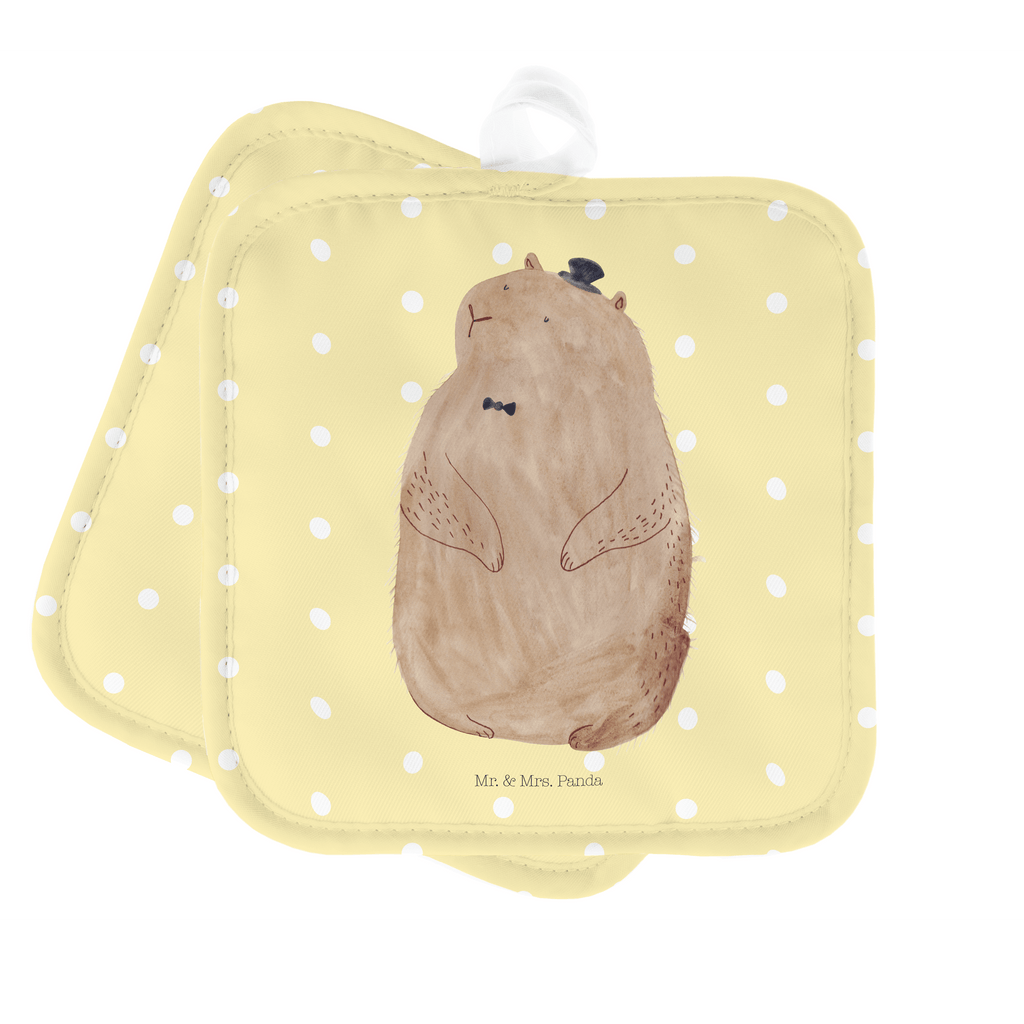 2er Set Topflappen  Murmeltier Topflappen, Topfuntersetzer, Ofenhandschuh, Topflappen Set, Topflappen lustig, Topflappen mit Spruch, Tiermotive, Gute Laune, lustige Sprüche, Tiere, Murmeltier, Knigge, Fröhlichkeit, Freundlichkeit, Respekt, Anstand