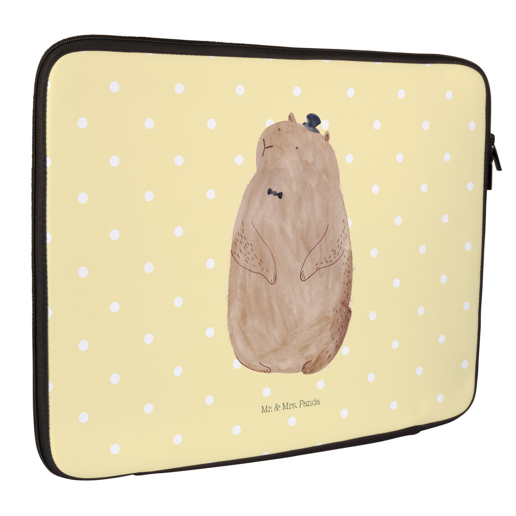 33 x 42 Notebook Tasche Murmeltier Notebook Tasche, Laptop, Computertasche, Tasche, Schutzhülle, süße Tiermotive, gute Laune, lustige Sprüche, Tiere, Murmeltier, Knigge, Fröhlichkeit, Freundlichkeit, Respekt, Anstand
