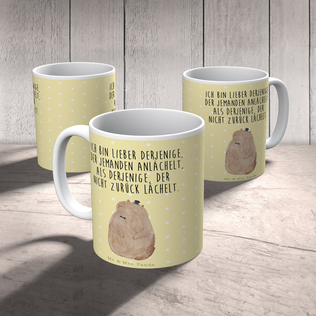 Tasse Murmeltier Murmeltier, Knigge, Fröhlichkeit, Freundlichkeit, Respekt, Anstand,  Becher, Kaffeetasse, Kaffeebecher, Tee, Frühstück, Büro  süße Tiermotive, gute Laune, lustige Sprüche, Tiere