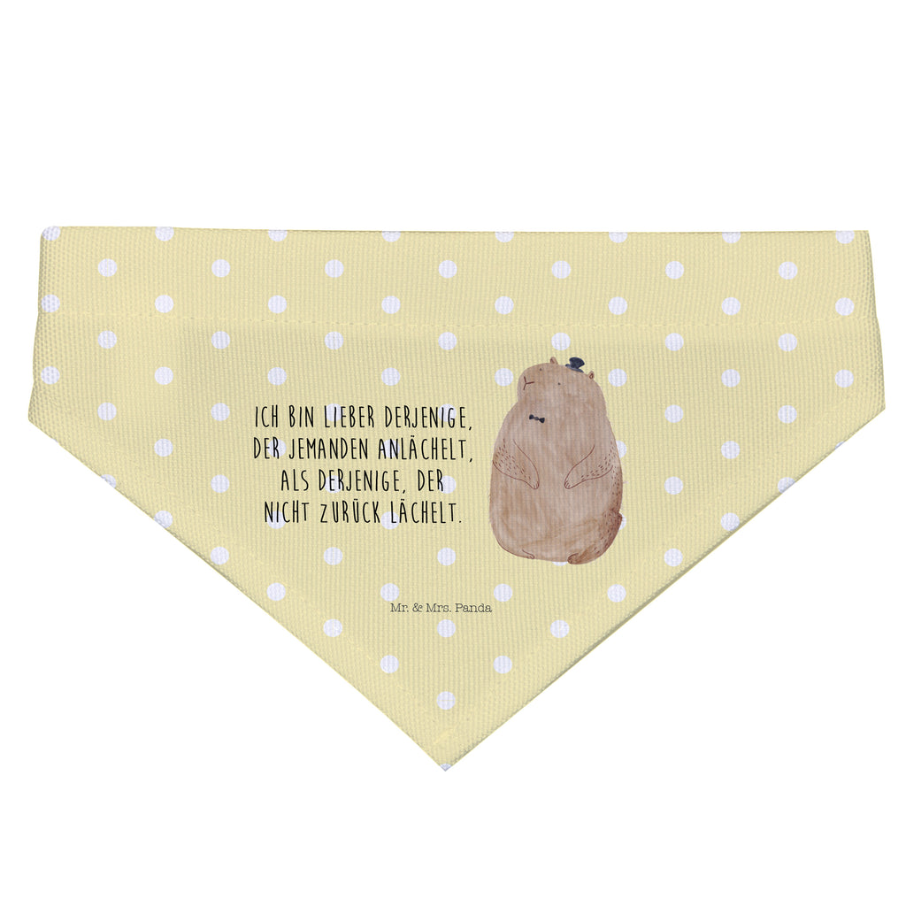 Hundehalstuch M Murmeltier Hundehalstuch, Halstuch, Hunde, Tuch, mittel, mittelgroße Hunde, Tiermotive, Gute Laune, lustige Sprüche, Tiere, Murmeltier, Knigge, Fröhlichkeit, Freundlichkeit, Respekt, Anstand