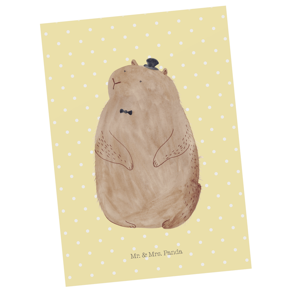 Postkarte Murmeltier Geschenkkarte, Grußkarte, Karte, Einladung, Ansichtskarte, Geburtstagskarte, Einladungskarte, Dankeskarte, Tiermotive, Gute Laune, lustige Sprüche, Tiere, Murmeltier, Knigge, Fröhlichkeit, Freundlichkeit, Respekt, Anstand