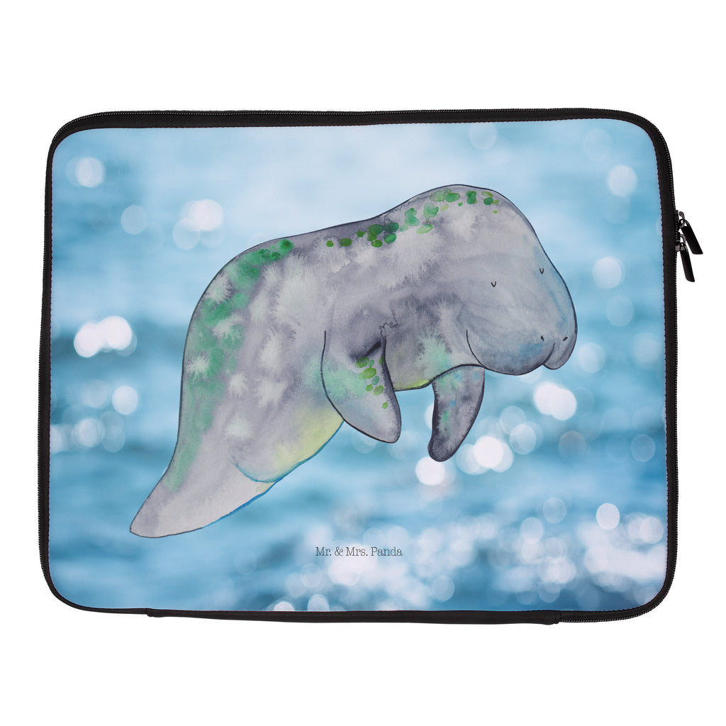 27 x 36 Notebook Tasche  Seekuh chillt Notebook Tasche, Laptop, Computertasche, Tasche, Damen, Schutzhülle, Meerestiere, Meer, Urlaub, Seekuh, Seekühe, Diät, Abnehmen, Zucker, Diätwahn, Essen, Süßigkeiten