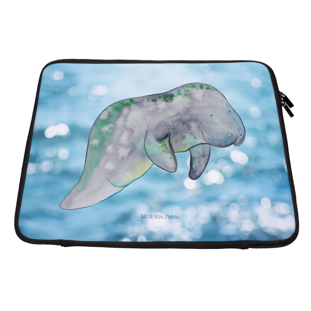 27 x 36 Notebook Tasche  Seekuh chillt Notebook Tasche, Laptop, Computertasche, Tasche, Damen, Schutzhülle, Meerestiere, Meer, Urlaub, Seekuh, Seekühe, Diät, Abnehmen, Zucker, Diätwahn, Essen, Süßigkeiten