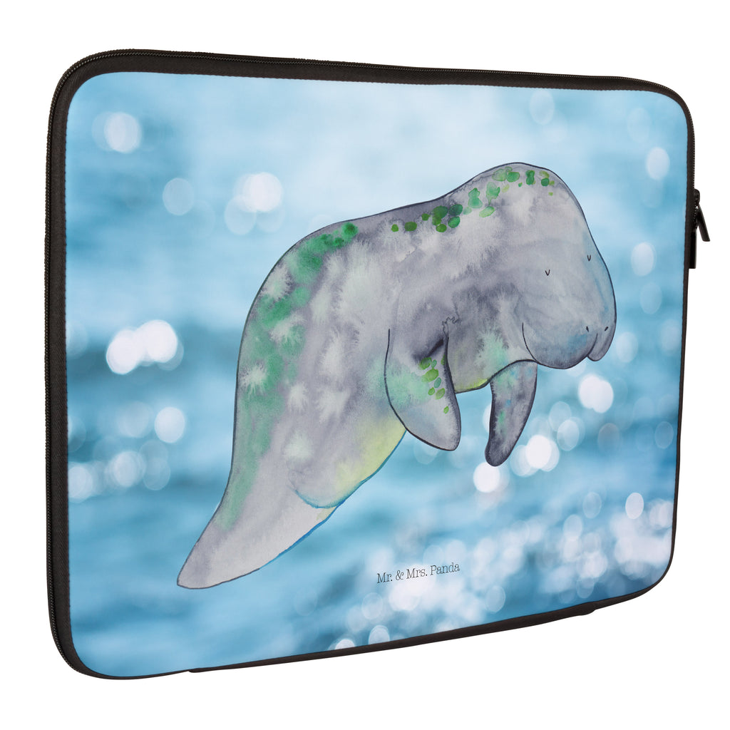 27 x 36 Notebook Tasche  Seekuh chillt Notebook Tasche, Laptop, Computertasche, Tasche, Damen, Schutzhülle, Meerestiere, Meer, Urlaub, Seekuh, Seekühe, Diät, Abnehmen, Zucker, Diätwahn, Essen, Süßigkeiten
