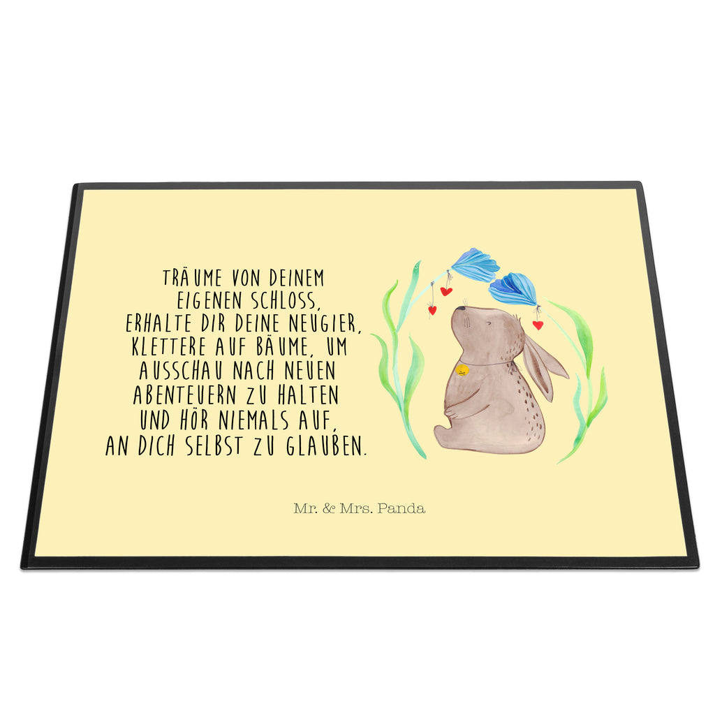 Schreibtischunterlage Hase Blume Schreibunterlage, Schreibtischauflage, Bürobedarf, Büroartikel, Schreibwaren, Schreibtisch Unterlagen, Schreibtischunterlage Groß, Ostern, Osterhase, Ostergeschenke, Osternest, Osterdeko, Geschenk zu Ostern, Hase, Kaninchen, Kind, Taufe, Taufgeschenk, Geburt, Schwangerschaft, erstes Kind, Kindergeburtstag, Geburtstag, Hoffnung, Träume
