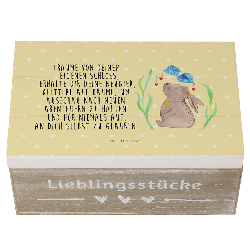 Holzkiste Hase Blume Holzkiste, Kiste, Schatzkiste, Truhe, Schatulle, XXL, Erinnerungsbox, Erinnerungskiste, Dekokiste, Aufbewahrungsbox, Ostern, Osterhase, Ostergeschenke, Osternest, Osterdeko, Geschenk zu Ostern, Hase, Kaninchen, Kind, Taufe, Taufgeschenk, Geburt, Schwangerschaft, erstes Kind, Kindergeburtstag, Geburtstag, Hoffnung, Träume