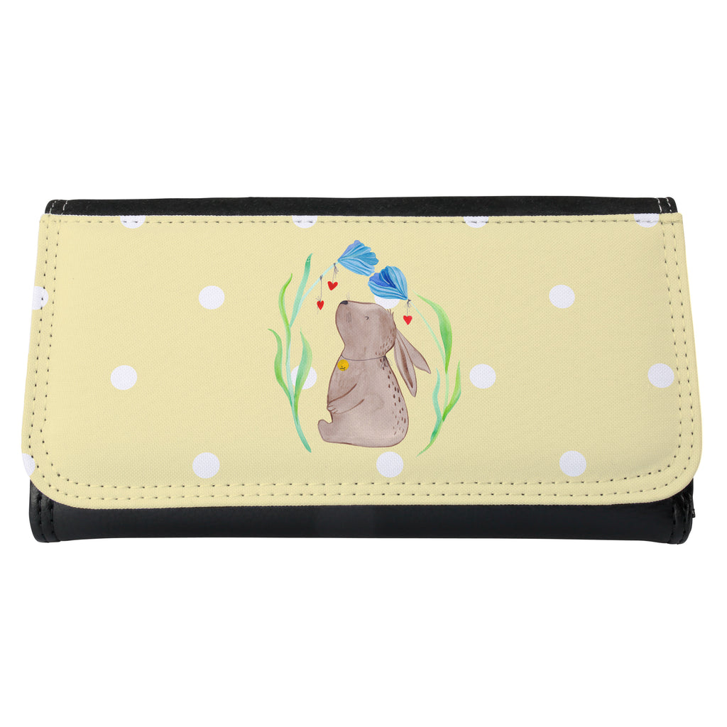Damen Portemonnaie Hase Blume Portemonnaie, Portemonee, Geldbörse, Damen, Groß, XXL, Geldbeutel, Portemonnaies, Ostern, Osterhase, Ostergeschenke, Osternest, Osterdeko, Geschenk zu Ostern, Hase, Kaninchen, Kind, Taufe, Taufgeschenk, Geburt, Schwangerschaft, erstes Kind, Kindergeburtstag, Geburtstag, Hoffnung, Träume