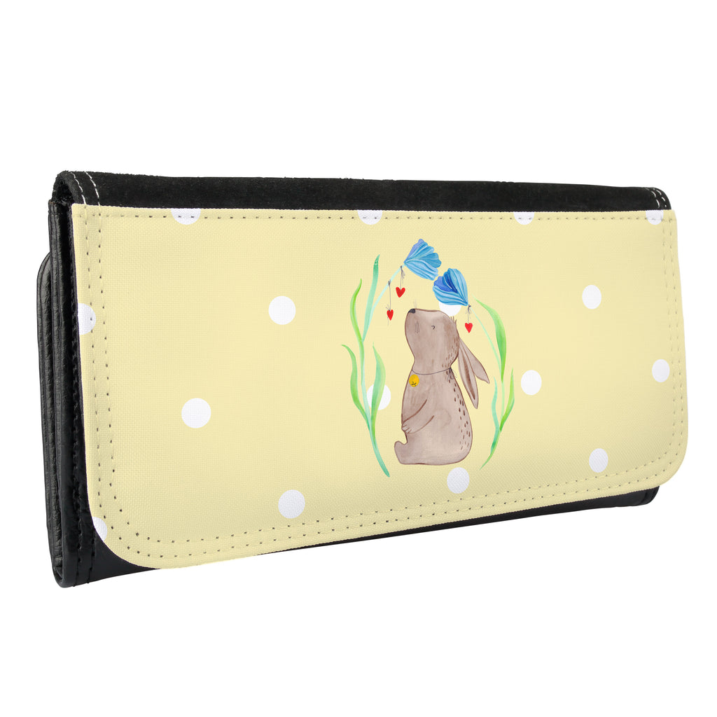 Damen Portemonnaie Hase Blume Portemonnaie, Portemonee, Geldbörse, Damen, Groß, XXL, Geldbeutel, Portemonnaies, Ostern, Osterhase, Ostergeschenke, Osternest, Osterdeko, Geschenk zu Ostern, Hase, Kaninchen, Kind, Taufe, Taufgeschenk, Geburt, Schwangerschaft, erstes Kind, Kindergeburtstag, Geburtstag, Hoffnung, Träume