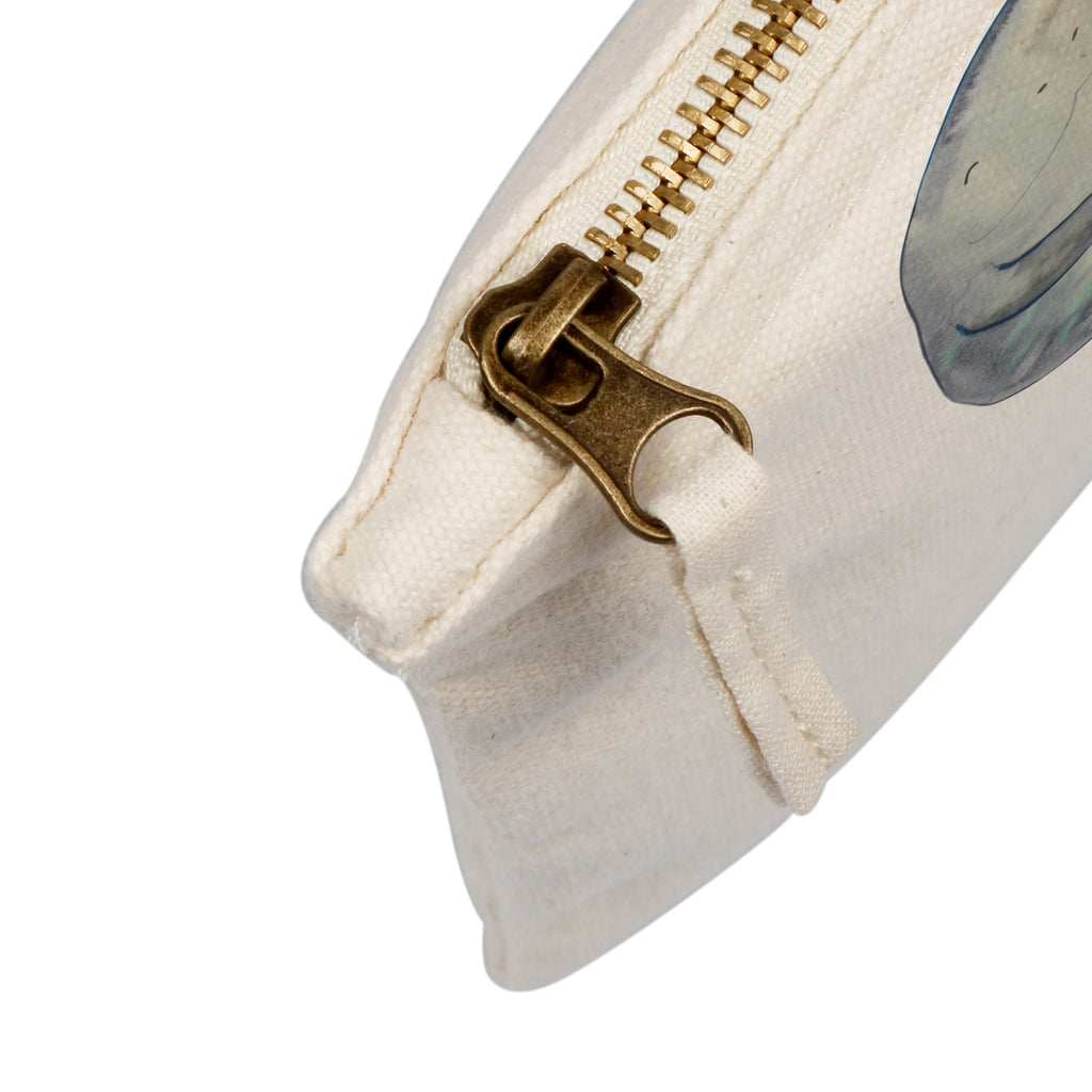 Schminktasche Seekuh happy Schminktasche, Kosmetiktasche, Kosmetikbeutel, Stiftemäppchen, Etui, Federmappe, Makeup, XXL, Schminketui, Kosmetiketui, Schlamperetui, Meerestiere, Meer, Urlaub, Seekuh, Seekühe, Selbstliebe, Respekt, Neuanfang, Neustart, Achtsamkeit, Zufrieden, Liebeskummer, Freundin