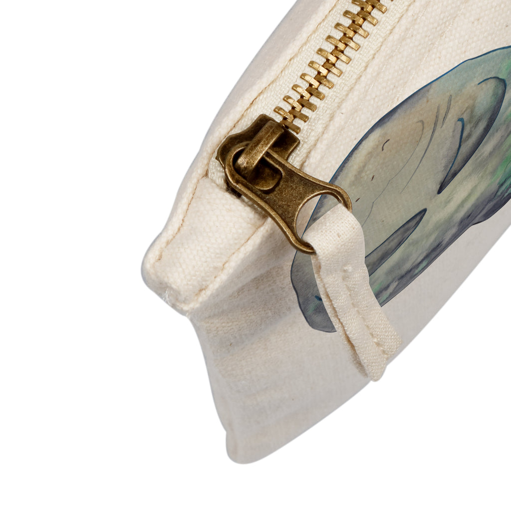 Schminktasche Seekuh happy Schminktasche, Kosmetiktasche, Kosmetikbeutel, Stiftemäppchen, Etui, Federmappe, Makeup, XXL, Schminketui, Kosmetiketui, Schlamperetui, Meerestiere, Meer, Urlaub, Seekuh, Seekühe, Selbstliebe, Respekt, Neuanfang, Neustart, Achtsamkeit, Zufrieden, Liebeskummer, Freundin