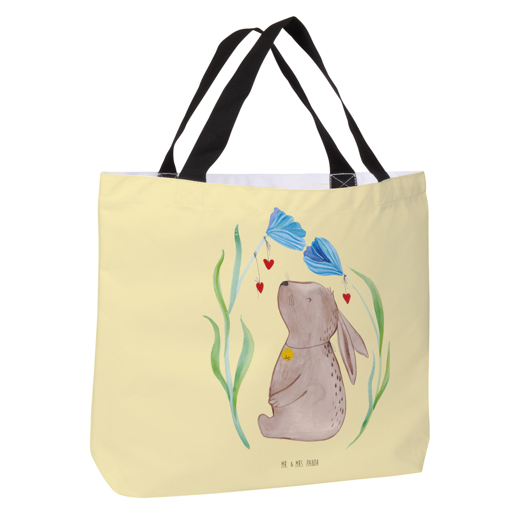 Shopper Hase Blume Beutel, Einkaufstasche, Tasche, Strandtasche, Einkaufsbeutel, Shopper, Schultasche, Freizeittasche, Tragebeutel, Schulbeutel, Alltagstasche, Ostern, Osterhase, Ostergeschenke, Osternest, Osterdeko, Geschenk zu Ostern, Hase, Kaninchen, Kind, Taufe, Taufgeschenk, Geburt, Schwangerschaft, erstes Kind, Kindergeburtstag, Geburtstag, Hoffnung, Träume