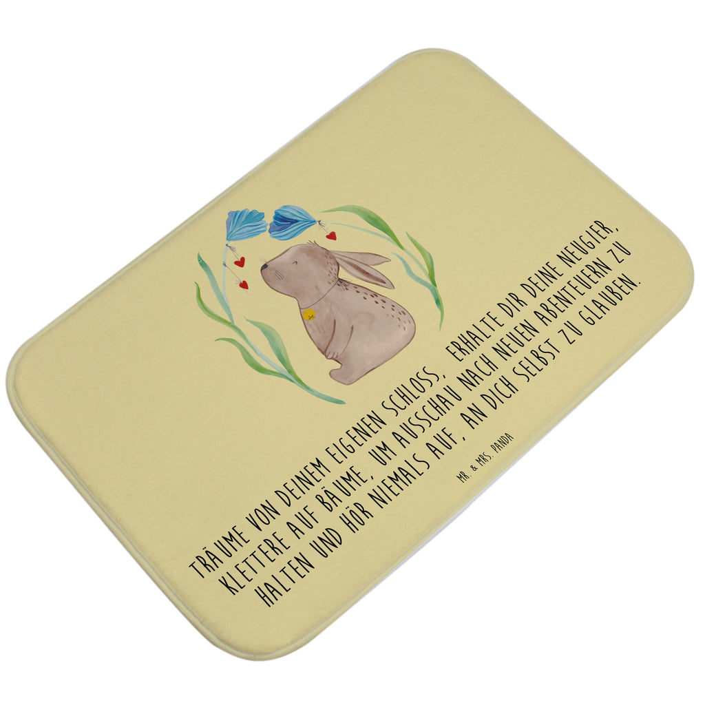 Badvorleger Hase Blume Badematte, Badteppich, Duschvorleger, Badezimmerteppich, Badezimmermatte, Badvorleger, Duschmatte, Duschteppich, Ostern, Osterhase, Ostergeschenke, Osternest, Osterdeko, Geschenk zu Ostern, Hase, Kaninchen, Kind, Taufe, Taufgeschenk, Geburt, Schwangerschaft, erstes Kind, Kindergeburtstag, Geburtstag, Hoffnung, Träume