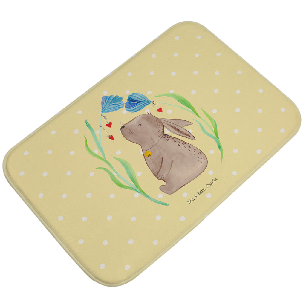 Badvorleger Hase Blume Badematte, Badteppich, Duschvorleger, Badezimmerteppich, Badezimmermatte, Badvorleger, Duschmatte, Duschteppich, Ostern, Osterhase, Ostergeschenke, Osternest, Osterdeko, Geschenk zu Ostern, Hase, Kaninchen, Kind, Taufe, Taufgeschenk, Geburt, Schwangerschaft, erstes Kind, Kindergeburtstag, Geburtstag, Hoffnung, Träume