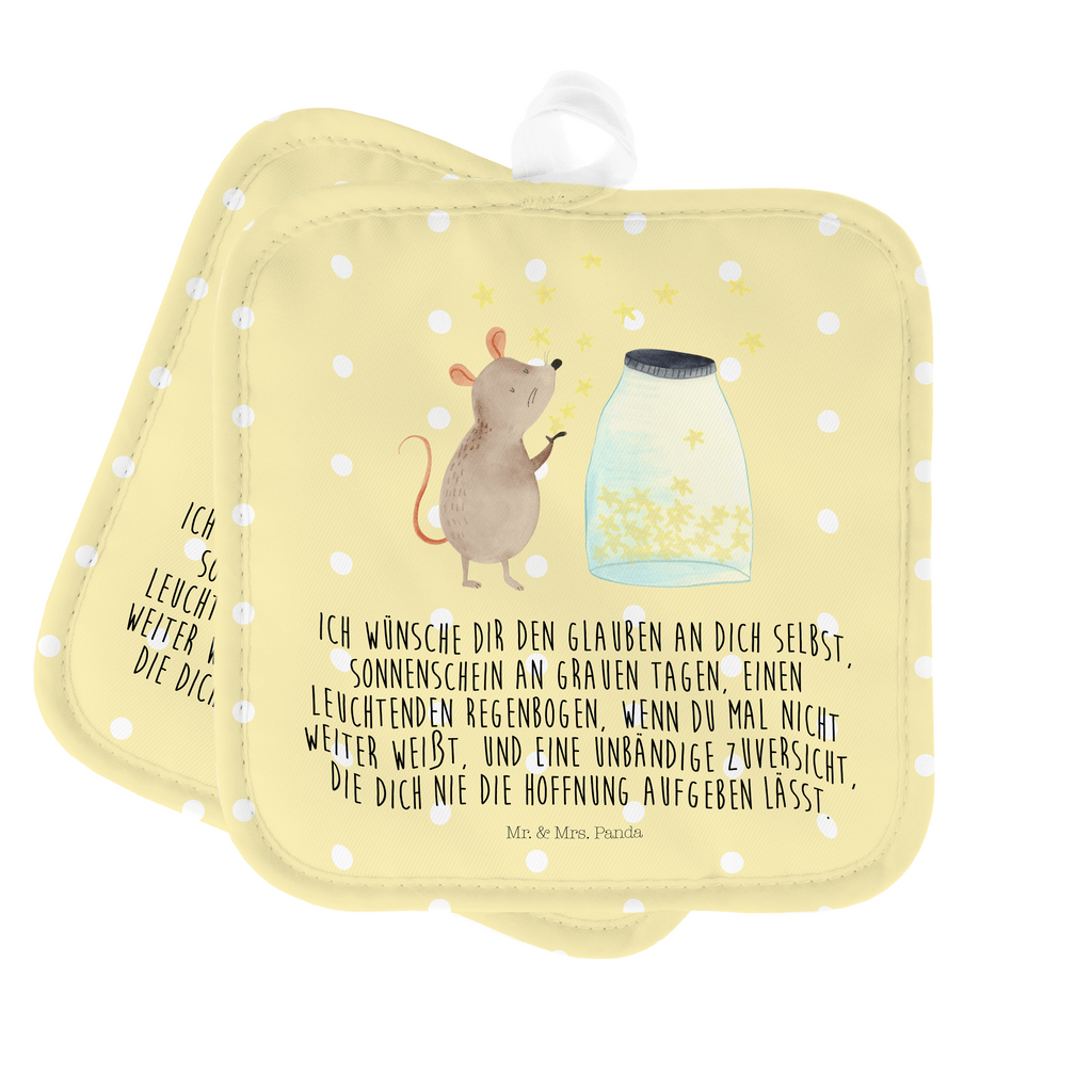 2er Set Topflappen  Maus Sterne Topflappen, Topfuntersetzer, Ofenhandschuh, Topflappen Set, Topflappen lustig, Topflappen mit Spruch, Tiermotive, Gute Laune, lustige Sprüche, Tiere, Maus, Sterne, Wunsch, Kind, Taufe, Taufgeschenk, Geburt, Schwangerschaft, erstes Kind, Kindergeburtstag, Geburtstag, Hoffnung, Träume