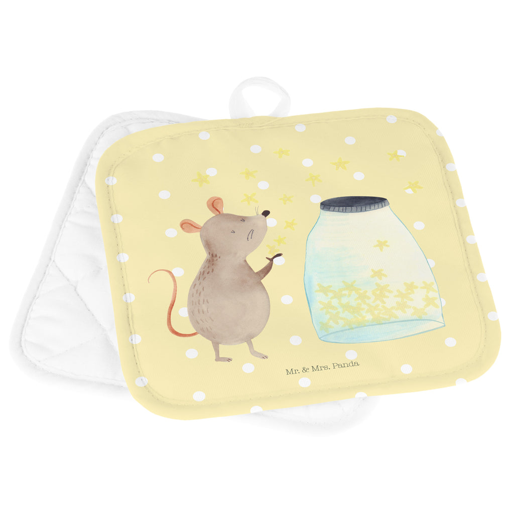 2er Set Topflappen  Maus Sterne Topflappen, Topfuntersetzer, Ofenhandschuh, Topflappen Set, Topflappen lustig, Topflappen mit Spruch, Tiermotive, Gute Laune, lustige Sprüche, Tiere, Maus, Sterne, Wunsch, Kind, Taufe, Taufgeschenk, Geburt, Schwangerschaft, erstes Kind, Kindergeburtstag, Geburtstag, Hoffnung, Träume