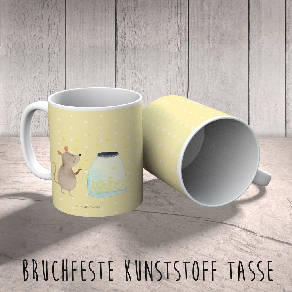 Kindertasse Maus Sterne Kunststoff Tasse, Kindergarten, Tasse, Trinkbecher, Camping Becher, Kaffeetasse, Kunststoffbecher, Kindergartenbecher, Outdoorgeschirr, Kunststoffgeschirr, Reisebecher, Reisetasse, Kinderbecher, Tiermotive, Gute Laune, lustige Sprüche, Tiere, Maus, Sterne, Wunsch, Kind, Taufe, Taufgeschenk, Geburt, Schwangerschaft, erstes Kind, Kindergeburtstag, Geburtstag, Hoffnung, Träume