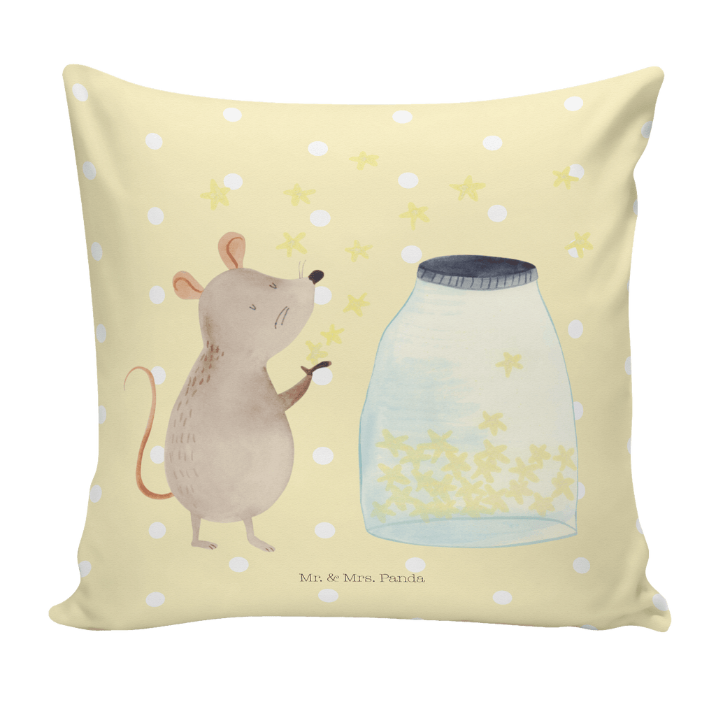 40x40 Kissen Maus Sterne Kissenhülle, Kopfkissen, Sofakissen, Dekokissen, Motivkissen, Tiermotive, Gute Laune, lustige Sprüche, Tiere, Maus, Sterne, Wunsch, Kind, Taufe, Taufgeschenk, Geburt, Schwangerschaft, erstes Kind, Kindergeburtstag, Geburtstag, Hoffnung, Träume