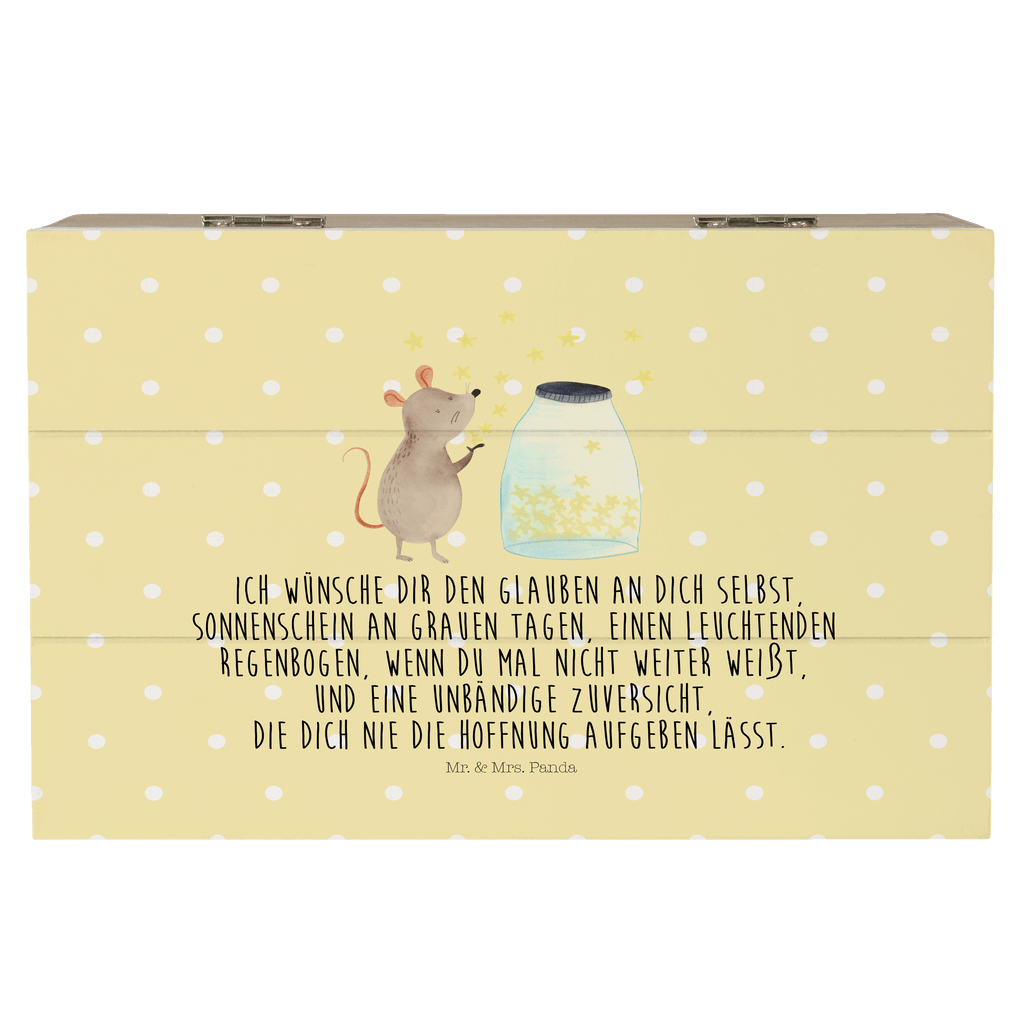 Holzkiste Maus Sterne Holzkiste, Kiste, Schatzkiste, Truhe, Schatulle, XXL, Erinnerungsbox, Erinnerungskiste, Dekokiste, Aufbewahrungsbox, Tiermotive, Gute Laune, lustige Sprüche, Tiere, Maus, Sterne, Wunsch, Kind, Taufe, Taufgeschenk, Geburt, Schwangerschaft, erstes Kind, Kindergeburtstag, Geburtstag, Hoffnung, Träume