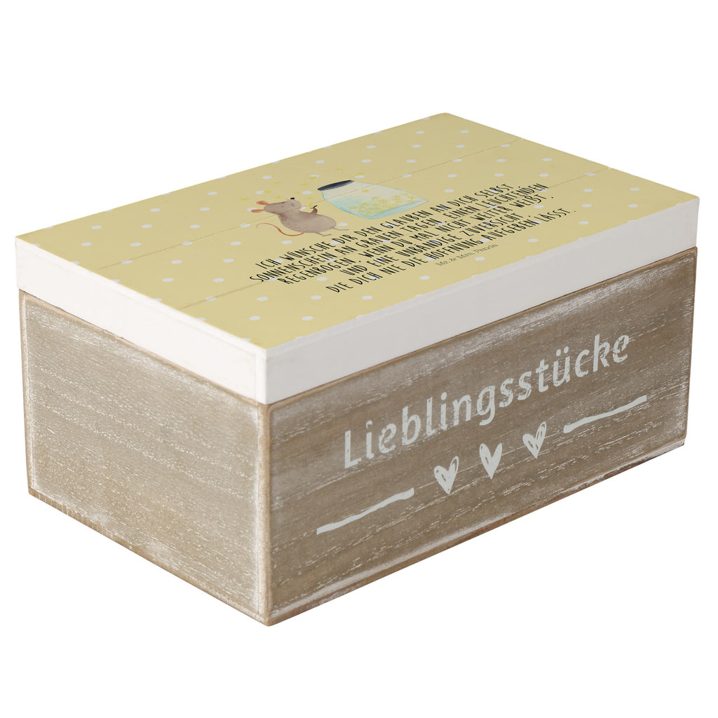 Holzkiste Maus Sterne Holzkiste, Kiste, Schatzkiste, Truhe, Schatulle, XXL, Erinnerungsbox, Erinnerungskiste, Dekokiste, Aufbewahrungsbox, Tiermotive, Gute Laune, lustige Sprüche, Tiere, Maus, Sterne, Wunsch, Kind, Taufe, Taufgeschenk, Geburt, Schwangerschaft, erstes Kind, Kindergeburtstag, Geburtstag, Hoffnung, Träume