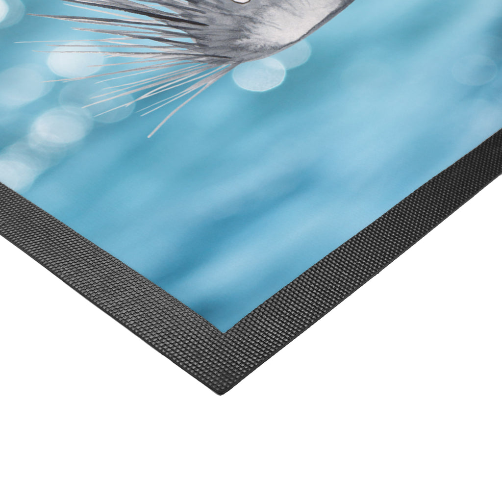 Fußmatte Seeigel Seeigel, Achtsamkeit, Selbstakzeptanz, Selbstliebe, Hier und Jetzt, Leben, Lebe Türvorleger, Schmutzmatte, Fußabtreter, Matte, Schmutzfänger, Fußabstreifer, Schmutzfangmatte, Türmatte, Motivfußmatte,  Haustürmatte, Vorleger  Meerestiere, Meer, Urlaub