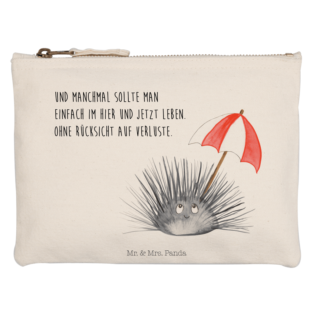 Schminktasche Seeigel Schminktasche, Kosmetiktasche, Kosmetikbeutel, Stiftemäppchen, Etui, Federmappe, Makeup, XXL, Schminketui, Kosmetiketui, Schlamperetui, Meerestiere, Meer, Urlaub, Seeigel, Achtsamkeit, Selbstakzeptanz, Selbstliebe, Hier und Jetzt, Leben, Lebe