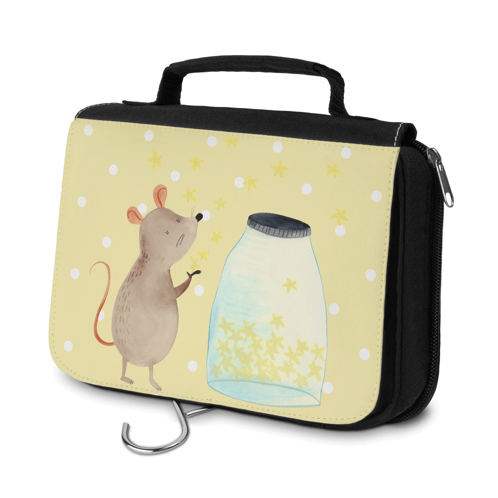 Kulturbeutel Maus Sterne Kulturbeutel, Zum Aufhängen, Waschtasche, Kosmetiktasche, Damen, Herren, Aufbewahrungstasche, Schminktasche, Kosmetikbeutel, Organizer, Kulturtasche, Schminkutensil, Tiermotive, Gute Laune, lustige Sprüche, Tiere, Maus, Sterne, Wunsch, Kind, Taufe, Taufgeschenk, Geburt, Schwangerschaft, erstes Kind, Kindergeburtstag, Geburtstag, Hoffnung, Träume
