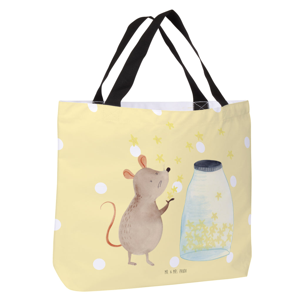 Shopper Maus Sterne Beutel, Einkaufstasche, Tasche, Strandtasche, Einkaufsbeutel, Shopper, Schultasche, Freizeittasche, Tragebeutel, Schulbeutel, Alltagstasche, Tiermotive, Gute Laune, lustige Sprüche, Tiere, Maus, Sterne, Wunsch, Kind, Taufe, Taufgeschenk, Geburt, Schwangerschaft, erstes Kind, Kindergeburtstag, Geburtstag, Hoffnung, Träume