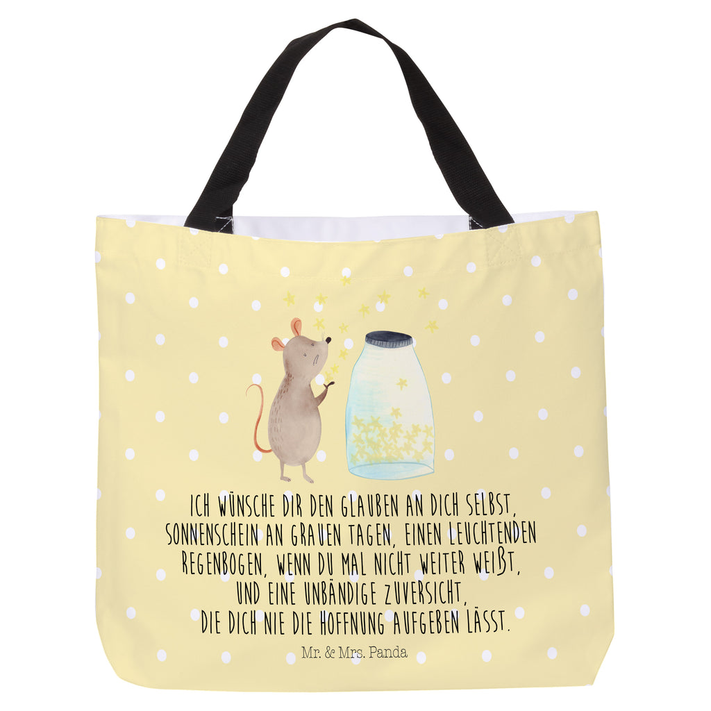 Shopper Maus Sterne Beutel, Einkaufstasche, Tasche, Strandtasche, Einkaufsbeutel, Shopper, Schultasche, Freizeittasche, Tragebeutel, Schulbeutel, Alltagstasche, Tiermotive, Gute Laune, lustige Sprüche, Tiere, Maus, Sterne, Wunsch, Kind, Taufe, Taufgeschenk, Geburt, Schwangerschaft, erstes Kind, Kindergeburtstag, Geburtstag, Hoffnung, Träume