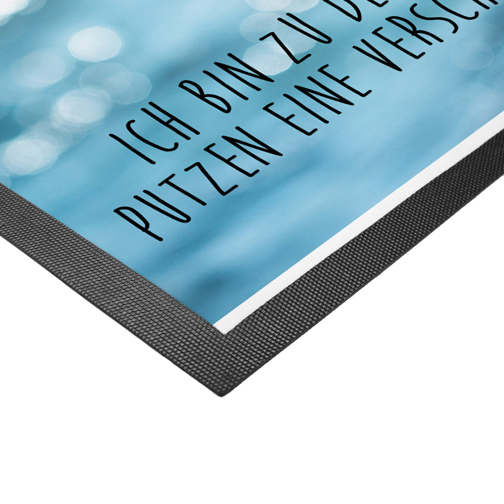 Fußmatte Narwal Narwal, Wal, Putzen, Hausfrau, Junggesellin, aufräumen, Kinderzimmer,  Türvorleger, Schmutzmatte, Fußabtreter, Matte, Schmutzfänger, Fußabstreifer, Schmutzfangmatte, Türmatte, Motivfußmatte,  Haustürmatte, Vorleger  Meerestiere, Meer, Urlaub