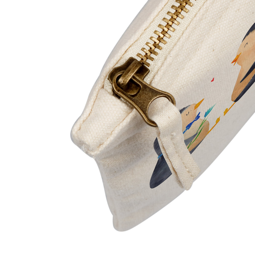 Schminktasche Pinguin Pärchen Schminktasche, Kosmetiktasche, Kosmetikbeutel, Stiftemäppchen, Etui, Federmappe, Makeup, XXL, Schminketui, Kosmetiketui, Schlamperetui, Pinguin, Pinguine, Liebe, Liebespaar, Liebesbeweis, Liebesgeschenk, Verlobung, Jahrestag, Hochzeitstag, Hochzeit, Hochzeitsgeschenk, große Liebe, Traumpaar