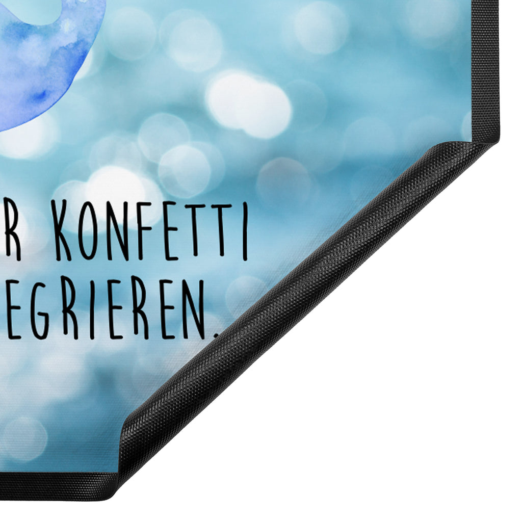 Fußmatte Wal Konfetti Wal, Konfetti, Wale, Motivation, Neuanfang, Trennung, Diät, Abnehmen, Neustart, Lebensabschnitt, Geburtstag,  Türvorleger, Schmutzmatte, Fußabtreter, Matte, Schmutzfänger, Fußabstreifer, Schmutzfangmatte, Türmatte, Motivfußmatte,  Haustürmatte, Vorleger  Meerestiere, Meer, Urlaub
